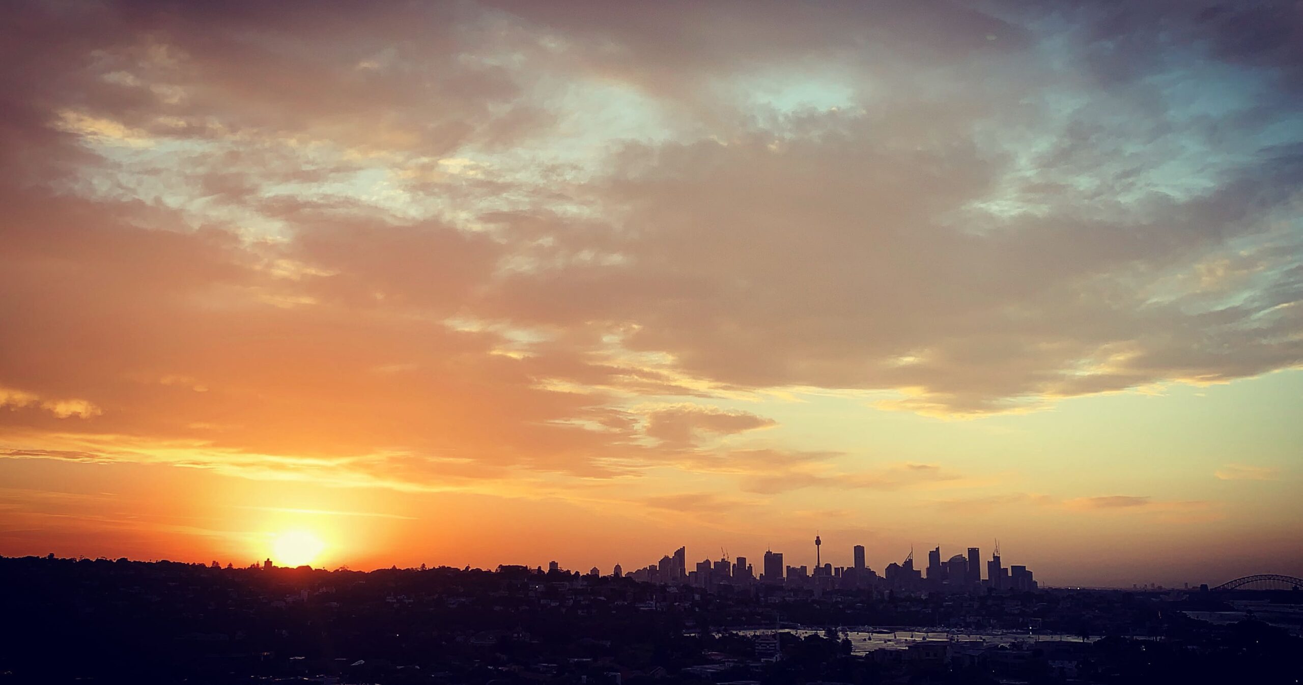 Where the city meets the sky in a perfect glow.